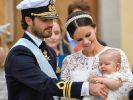 Prinz Carl Philip von Schweden und seine Ehefrau Prinzessin Sofia von Schweden feierten am 9. September 2016 die Taufe ihres Erstgeborenen Prinz Alexander. (Foto)