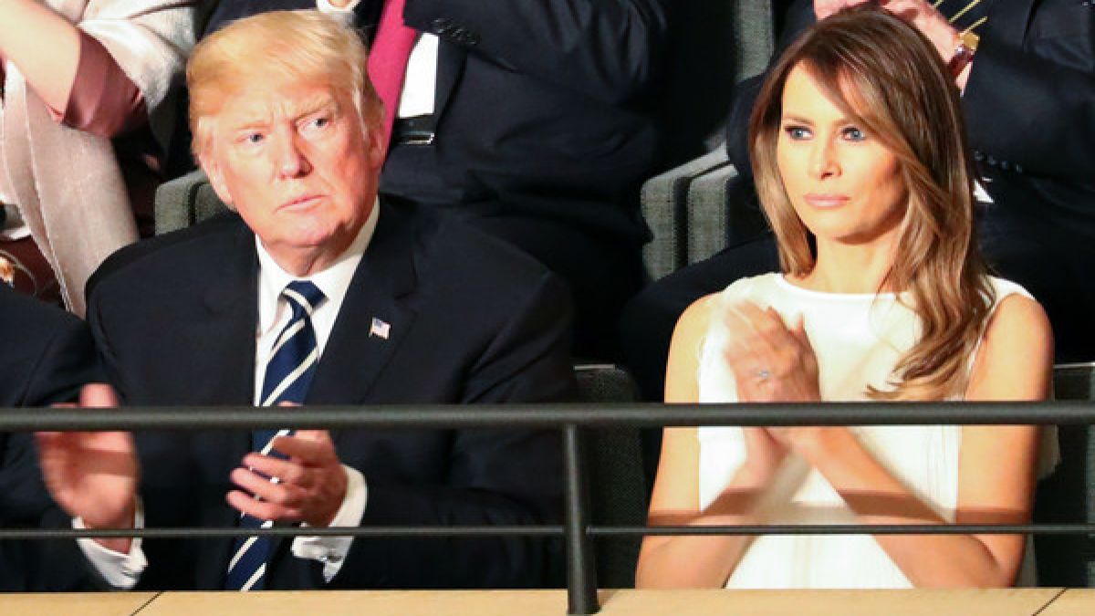 Immer im Blick der Öffentlichkeit: Donald und Melania Trump. (Foto)