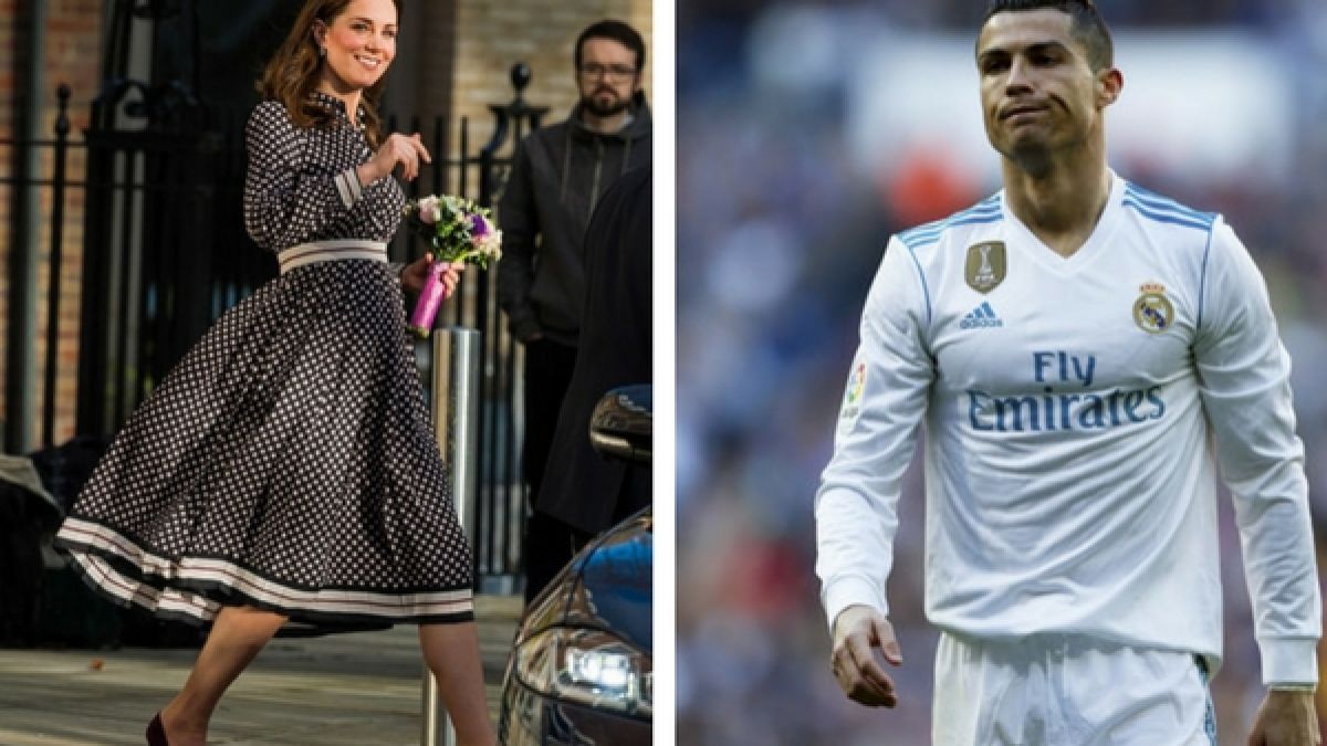 Cristiano Ronaldo eifert Kate Middleton nach. (Foto)