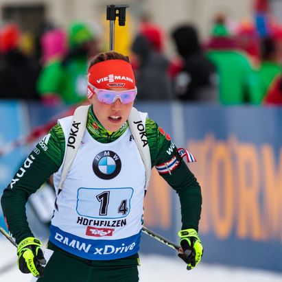 Arnd Peiffer landet auf Platz 12, Fourcade wird Sprint-Sieger Arnd Peiffer landet auf Platz 12, Fourcade wird Sprint-Sieger (Foto)