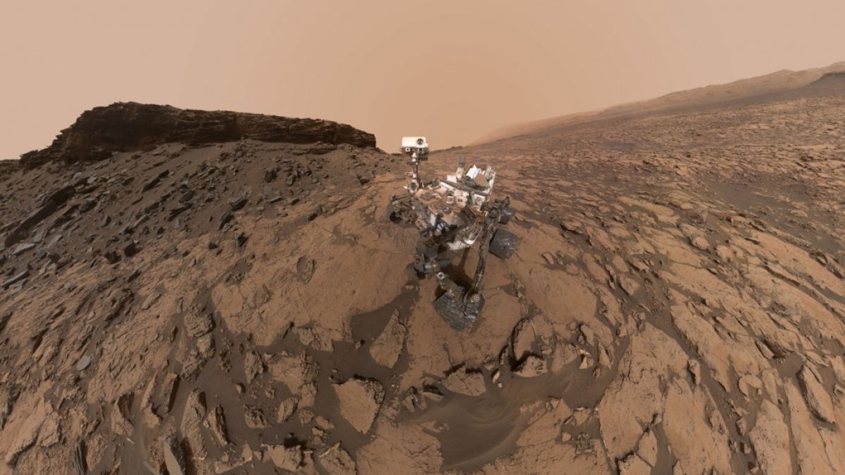 Der Mars-Rover Curiosity hat spektakuläre Aufnahmen gemacht. (Foto)