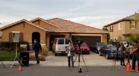 In diesem Wohnhaus in Perris/Kalifornien hielt ein Ehepaar seine 13 Kinder an Betten gefesselt gefangen.