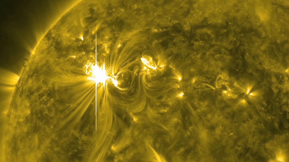 Magnetische Stürme werden unter anderem durch Sonneneruptionen verursacht. (Foto)