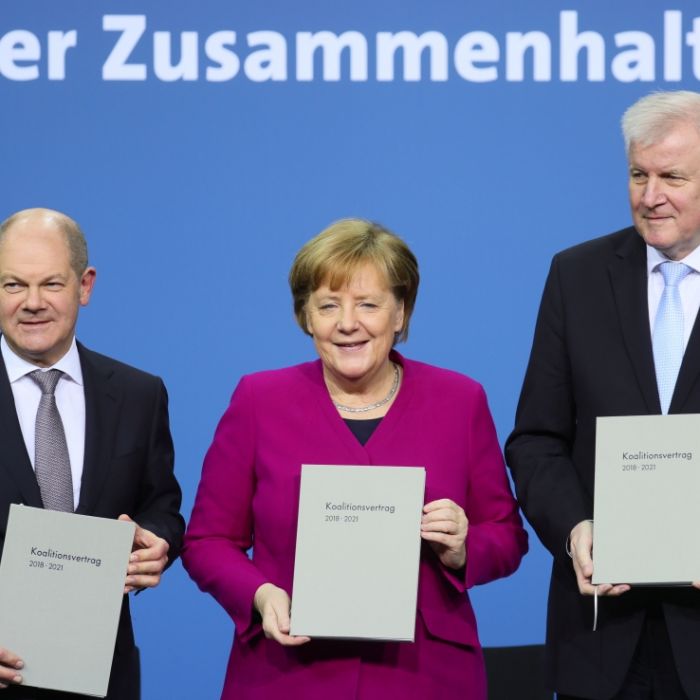 Union und SPD besiegeln Neuauflage der großen Koalition Union und SPD besiegeln Neuauflage der großen Koalition (Foto)