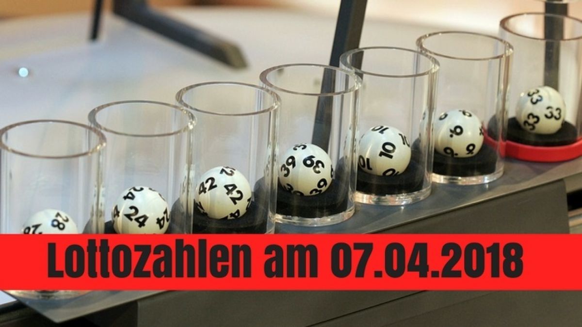 Lottozahlen am 07.04.2018: Gewinnzahlen, Jackpot und Quoten beim Lotto am Samstag. (Foto)