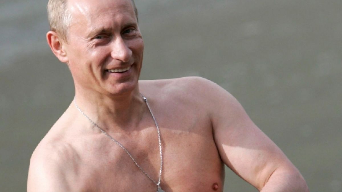Wladimir Putin zeigt sich auch gern halbnackt. (Foto)