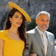 Amal Clooney and George Clooney kommen zur St.-Georgs-Kapelle. Amal Clooney and George Clooney kommen zur St.-Georgs-Kapelle.