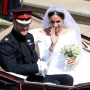 Meghan und Harry strahlen überglücklich. Meghan und Harry strahlen überglücklich.