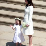 Herzogin Kate mit ihrer Tochter Prinzessin Charlotte. Herzogin Kate mit ihrer Tochter Prinzessin Charlotte.