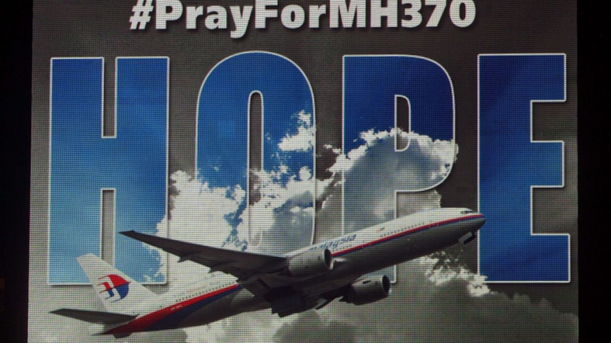 MH370-Plakat (Foto)