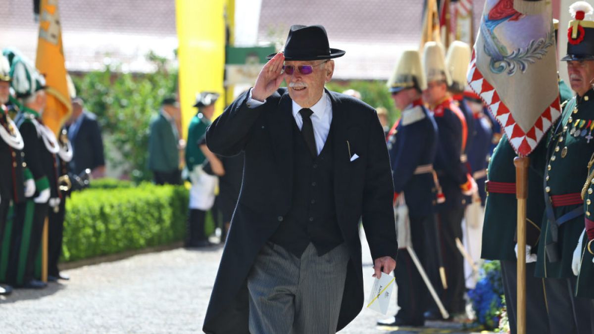Markgraf Max von Baden besuchte ebenfalls die Trauerfeier. (Foto)