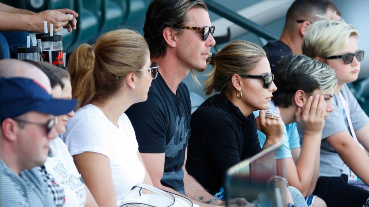 Gavin Rossdale und Sophia Thomalla besuchten gemeinsam ein Tennis-Turnier in den Staaten. (Foto)