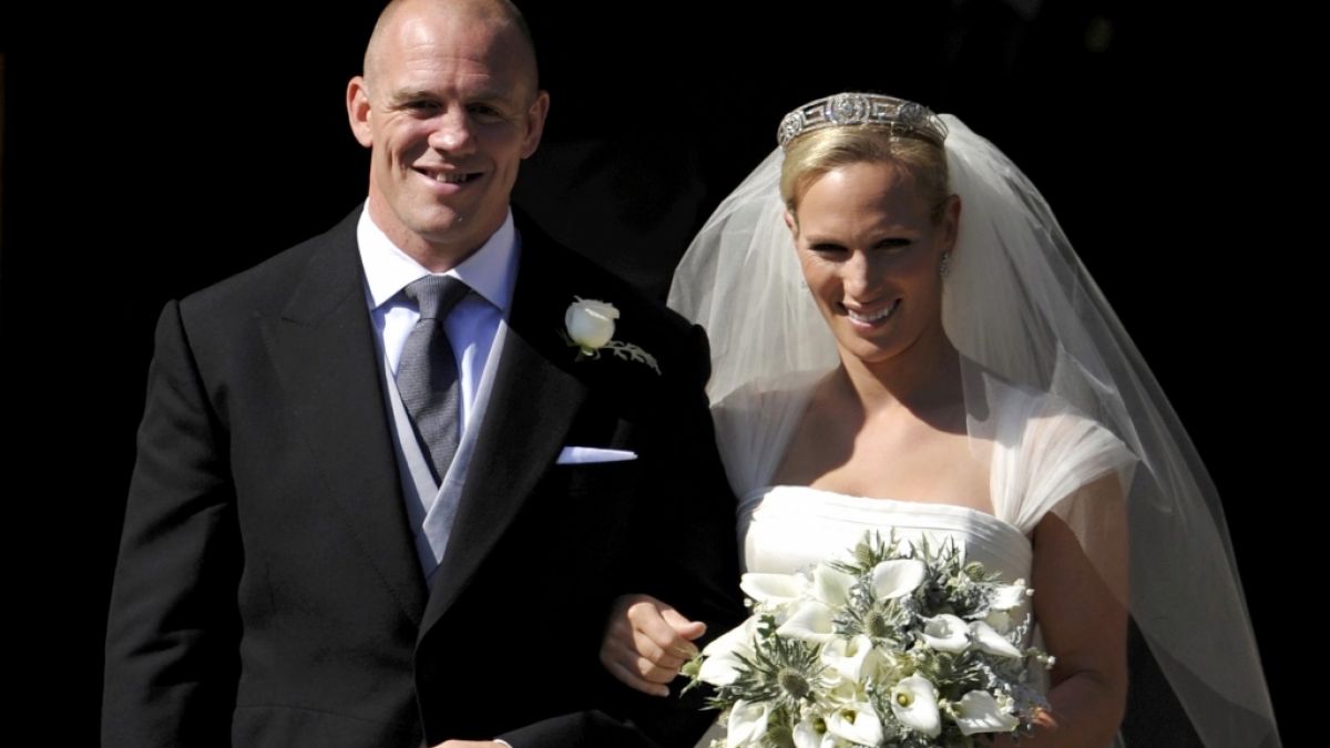 Zara Phillips und ihr Ehemann Mike Tindall, ein ehemaliger Rugby-Profi, sind seit dem 30. Juli 2011 verheiratet. (Foto)