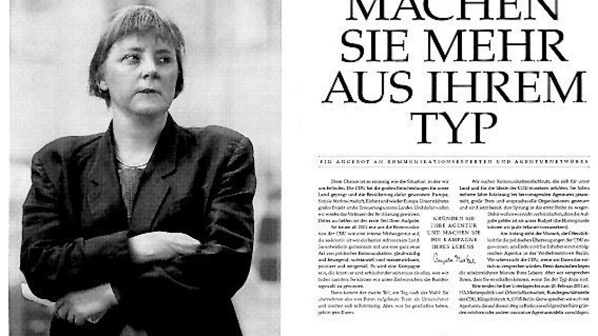 Sogar die CDU erlaubte sich Scherze auf Kosten der Stilikone. Hier ein Stellengesuch für Werbefachleute. (Foto)