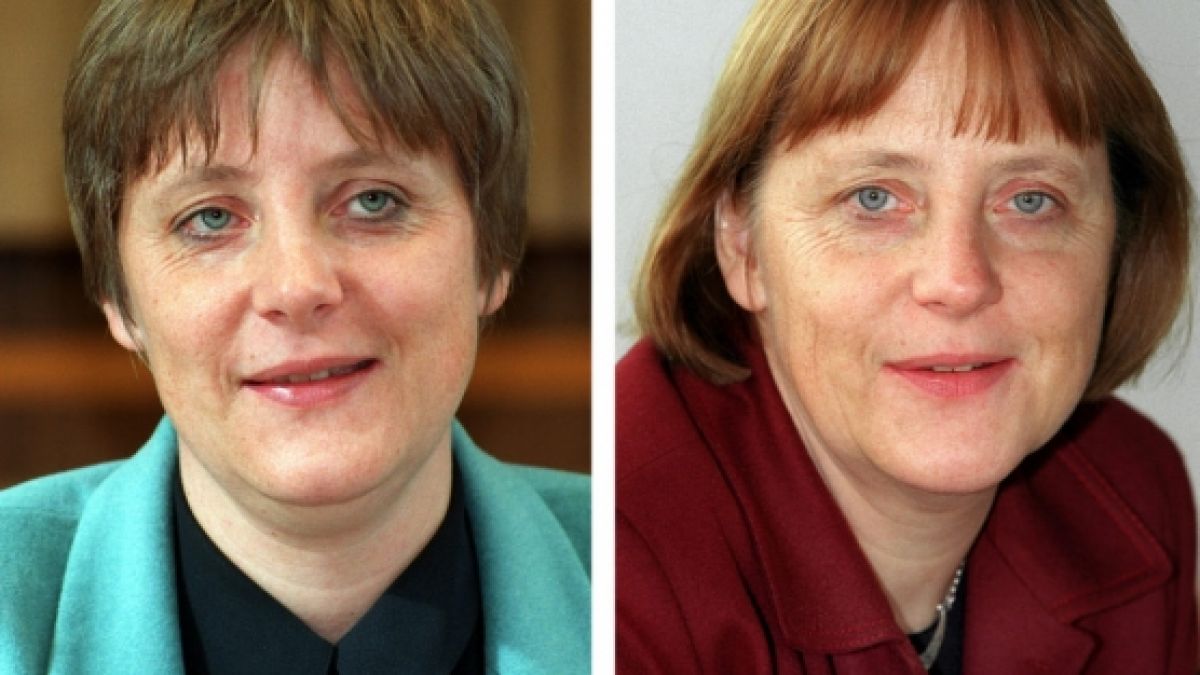 Angela Merkels Frisur (und Look) im Laufe der Jahre. (Foto)