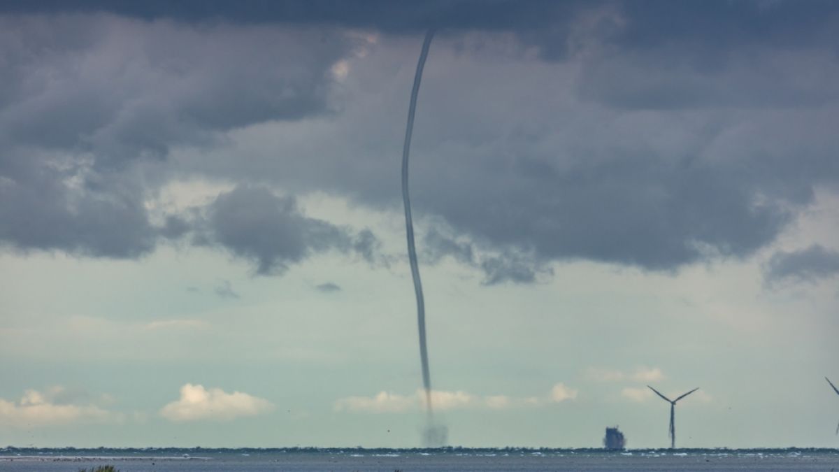 Ein Tornado an der Ostseeküste. (Foto)