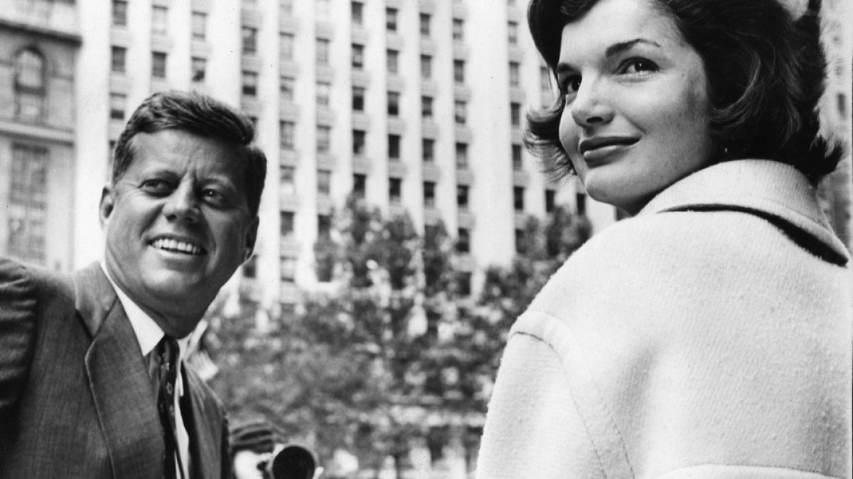 Vor den Kameras immer gut gelaunt: Jackie und John F. Kennedy. (Foto)