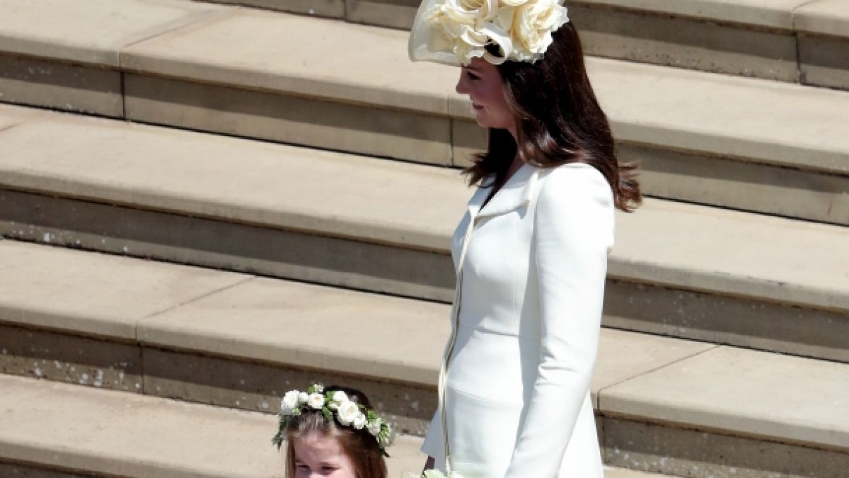 Stolze Mutter: Prinzessin Charlotte (3) soll Mama Kate bei der Hochzeit von Prinz Harry und Meghan Markle zu Tränen gerührt haben. (Foto)