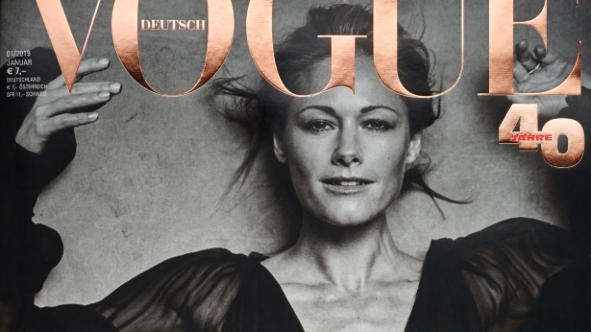 Helene Fischer auf dem Titelblatt der "Vogue" Deutschland, die am 4. Dezember 2018 in der Januar-Ausgabe erscheint. (Foto)