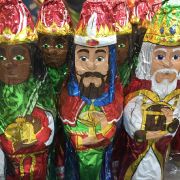 Die Heiligen drei Könige in Schokoladenform haben Tradition in Spanien. 