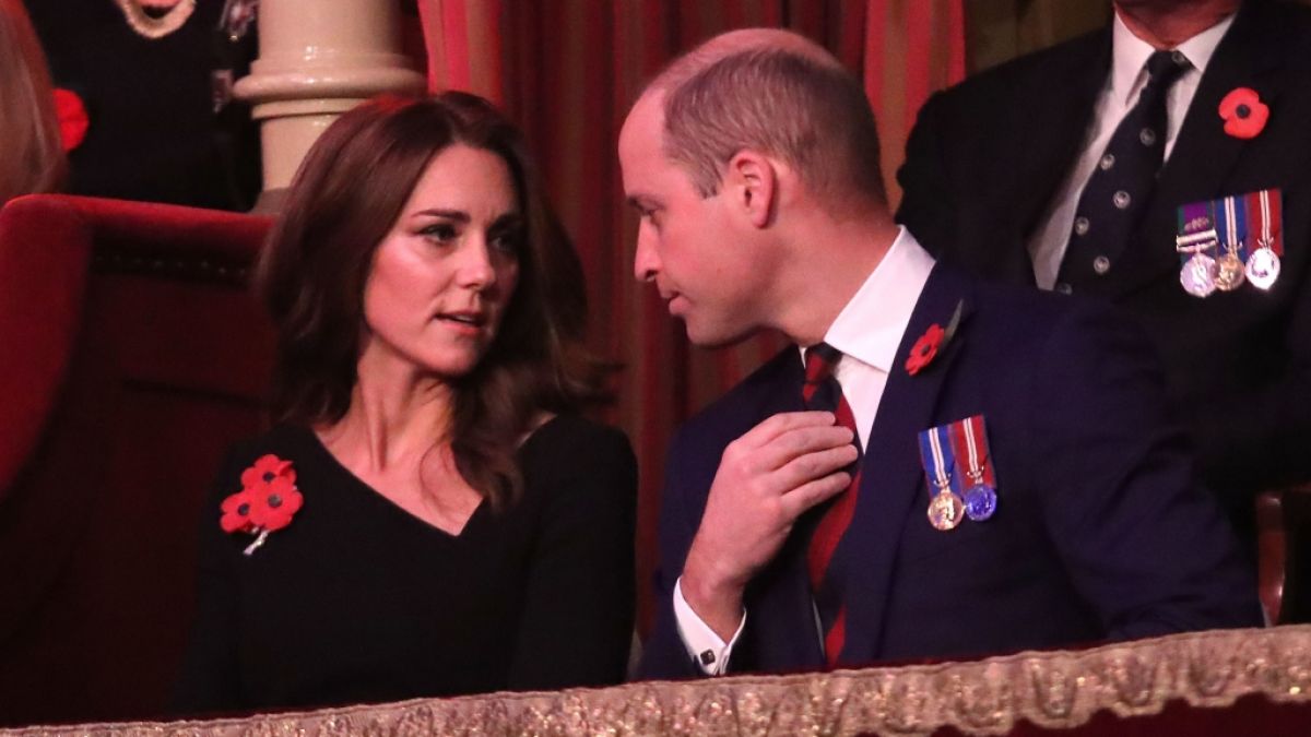 Auch zwischen Kate Middleton und Prinz William fliegen mal die Fetzen. (Foto)