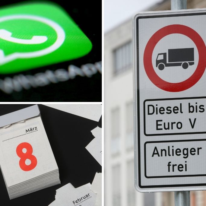 WhatsApp, Diesel-Fahrverbot und mehr - Alle Gesetzesänderungen HIER! WhatsApp, Diesel-Fahrverbot und mehr - Alle Gesetzesänderungen HIER! (Foto)