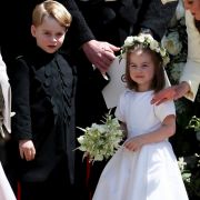 Goldig: Prinz George und seine jüngere Schwester Prinzessin Charlotte dürfen bei der Hochzeit von Meghan Markle und Prinz Harry Blumenkinder sein. Goldig: Prinz George und seine jüngere Schwester Prinzessin Charlotte dürfen bei der Hochzeit von Meghan Markle und Prinz Harry Blumenkinder sein.
