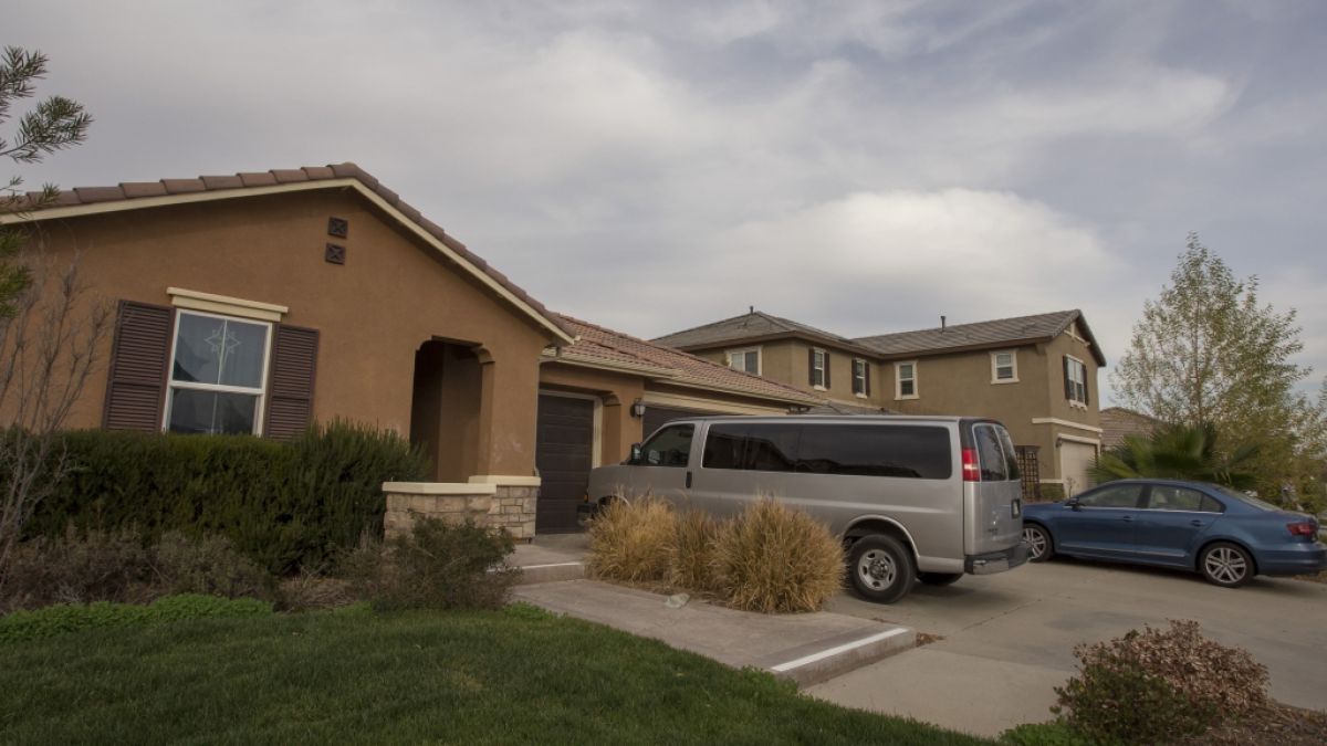 In diesem Haus in Perris im US-Bundesstaat Kalifornien wurden 13 Kinder von ihren Eltern unter grausamsten Bedingungen gequält. (Foto)