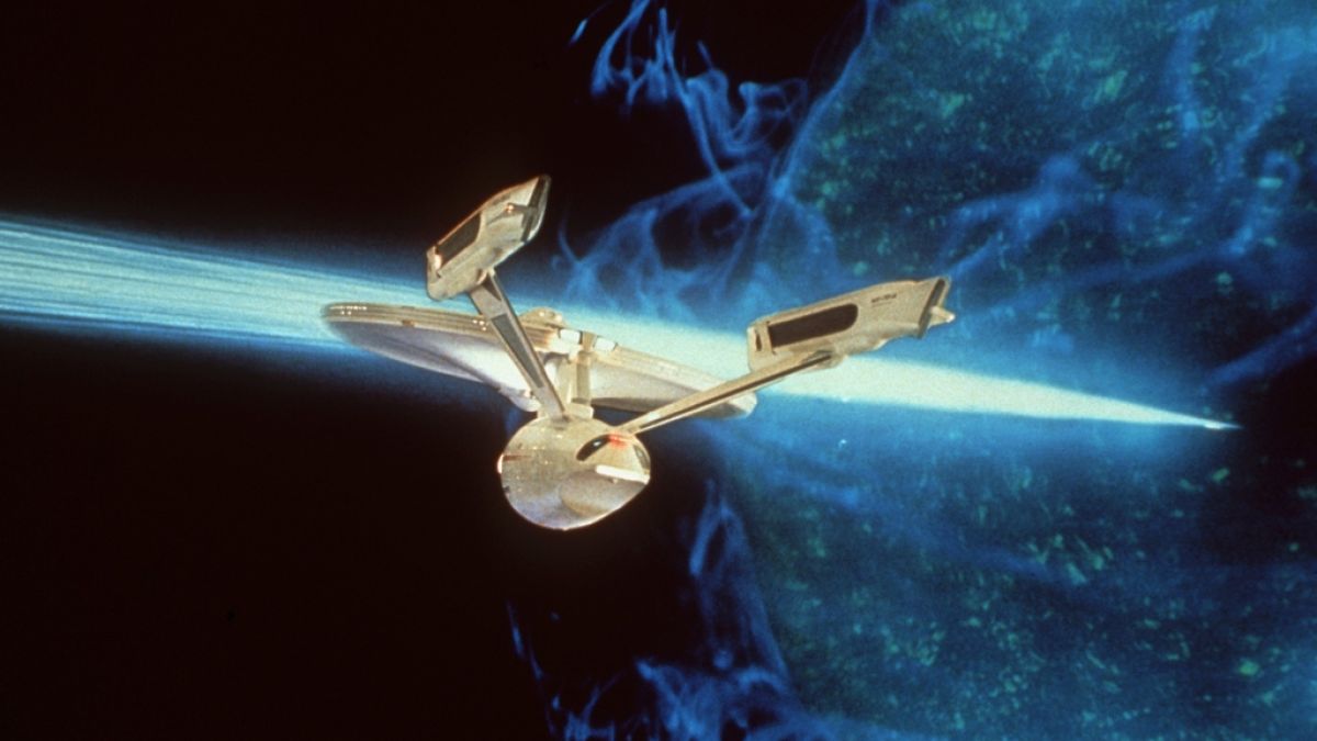 Undatiertes Archivbild zeigt Flaggschiff der Serie "Star Trek", die USS Enterprise. (Foto)