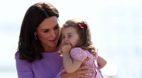 Kate Middleton mit ihrer Tochter, Prinzessin Charlotte.