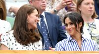 Kate Middleton und Meghan Markle beim Tennis-Turnier in Wimbledon 2018.