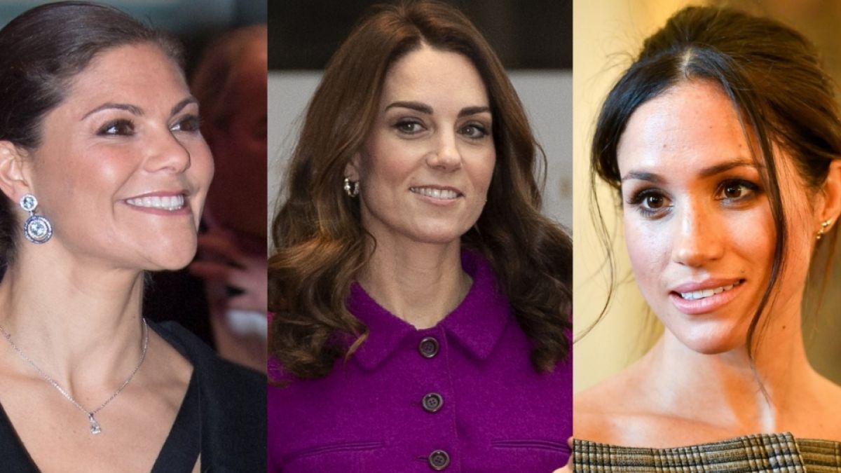 Die Royal-News der Woche mit Prinzessin Victoria, Kate Middleton und Meghan Markle. (Foto)