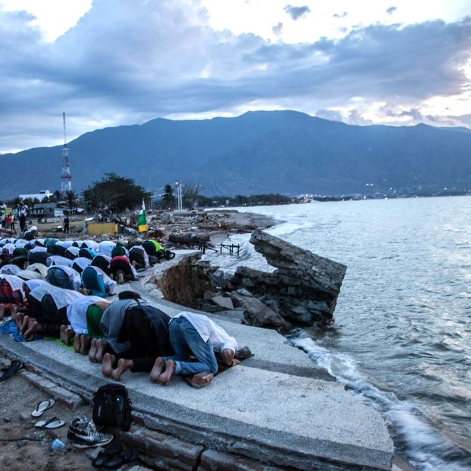 Erdbeben der Stärke 6,9 erschüttert Insel Sulawesi Erdbeben der Stärke 6,9 erschüttert Insel Sulawesi (Foto)