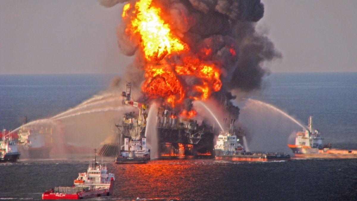 Umweltkatastrophen: Die brennende Deepwater Horizon (Foto)