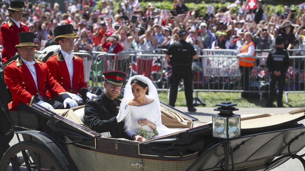 Prinz Harry of Wales hat Meghan Markle geheiratet. (Foto)