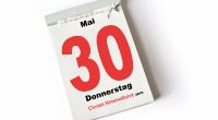 Der 30. Mai 2019, Christi Himmelfahrt, ist in Deutschland ein gesetzlicher Feiertag.