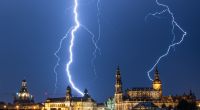 Nicht nur über Dresden gingen am Pfingstmontag heftige Gewitter nieder.