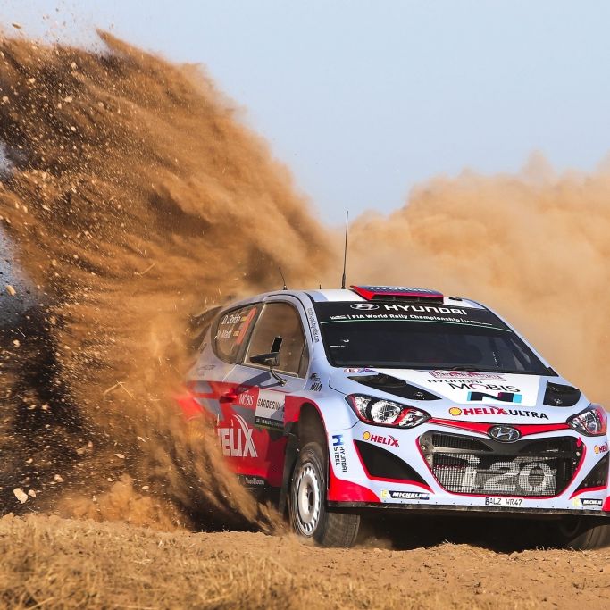Spanier Daniel Sordo rast zum Sieg - Tänak nur 5. Spanier Daniel Sordo rast zum Sieg - Tänak nur 5. (Foto)