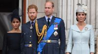 Meghan Markle, Prinz Harry, Prinz William und Kate Middleton: Gute Stimmung sieht anders aus.