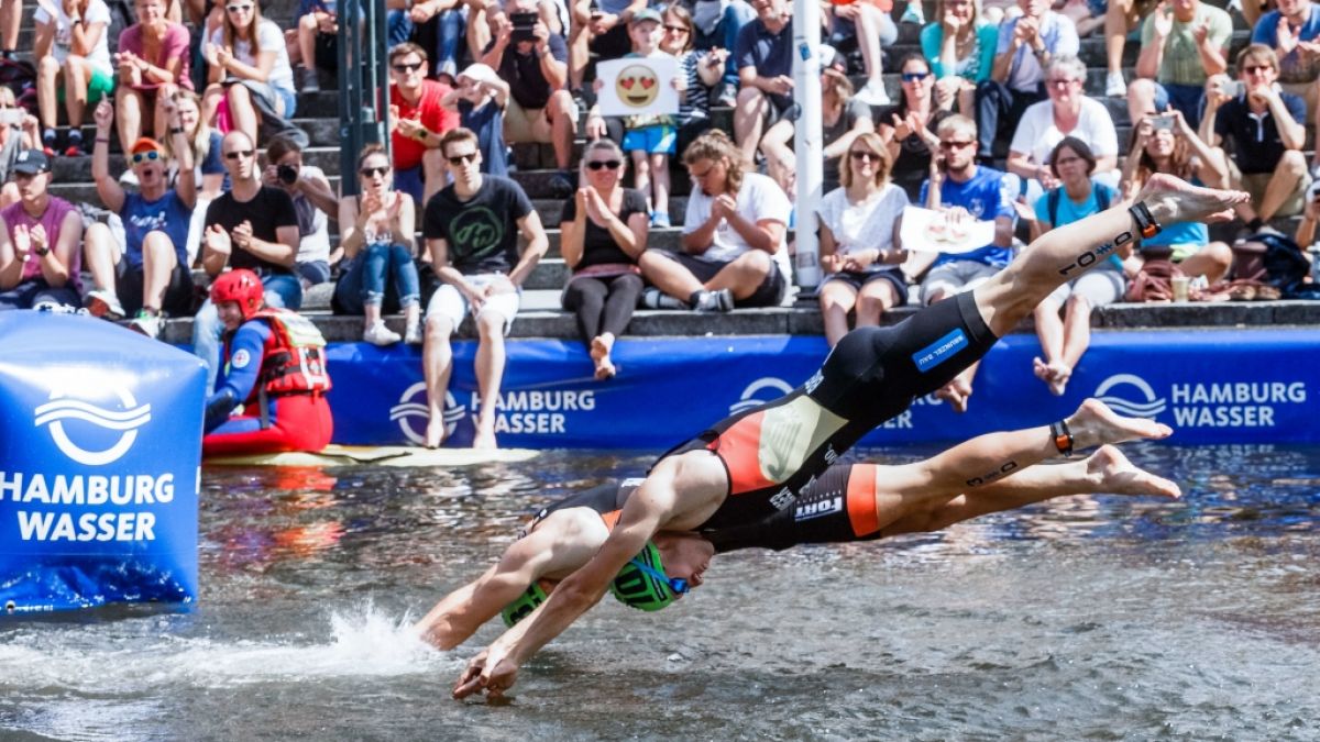 Am Wochenende steigt der Hamburg Wasser World Triathlon 2019. (Foto)