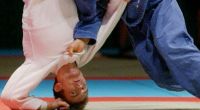 Craig Fallon, hier links im Bild, bei der Judo-Weltmeisterschaft im Jahr 2003.
