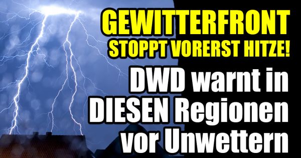 Unwetter im Juli 2019 aktuell: Gewitterfront statt Hitze ...