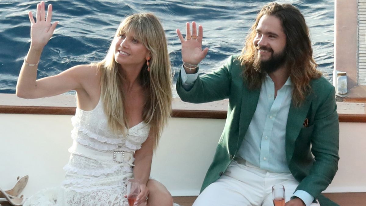 Heidi Klum ist seit der Hochzeit mit Musiker Tom Kaulitz mit ihm und der Familie in den Flitterwochen auf Capri (Foto)