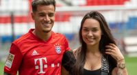 Philippe Coutinho kam samt Ehefrau Aine zur Vorstellung beim FC Bayern München.