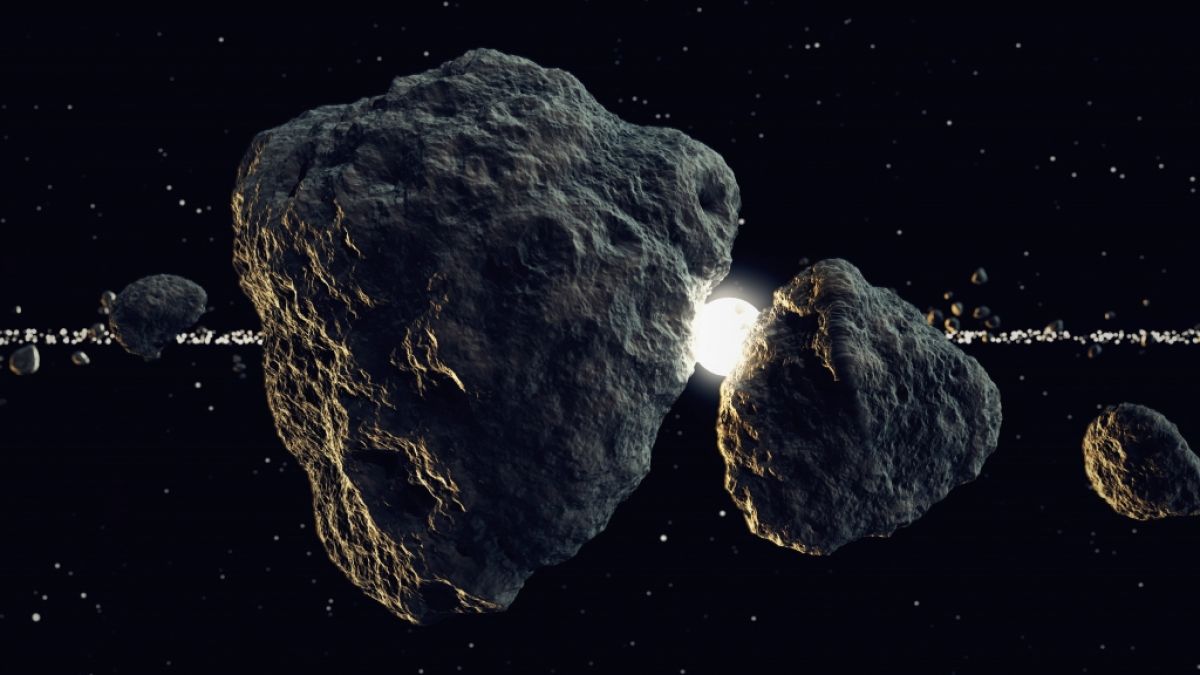 Beinahe täglich ziehen Asteroiden sehr nah an der Erde vorbei. (Foto)