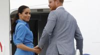 Herzogin Meghan und Prinz Harry brechen mit Baby Archie im Schlepptau nach Afrika auf.