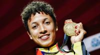 Weitspringerin Malaika Mihambo triumphiert mit Goldmedaille bei der Leichtathletik-WM in Doha 2019.