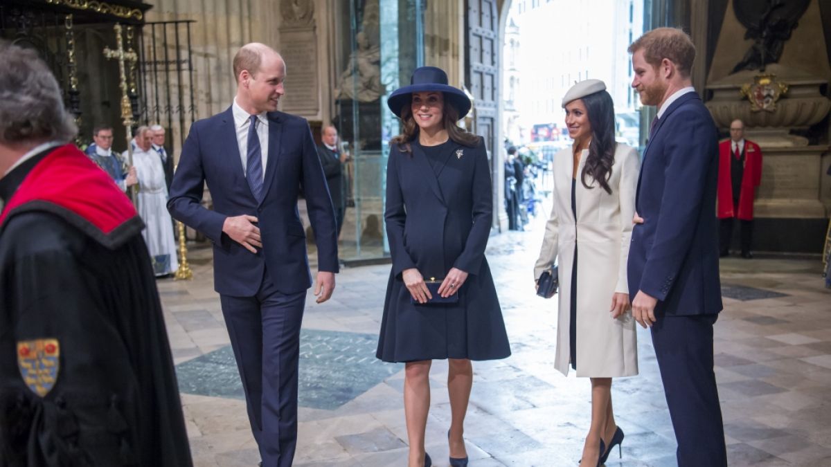 Prinz William, Herzogin Kate, Herzogin Meghan und Prinz Harry (Foto)