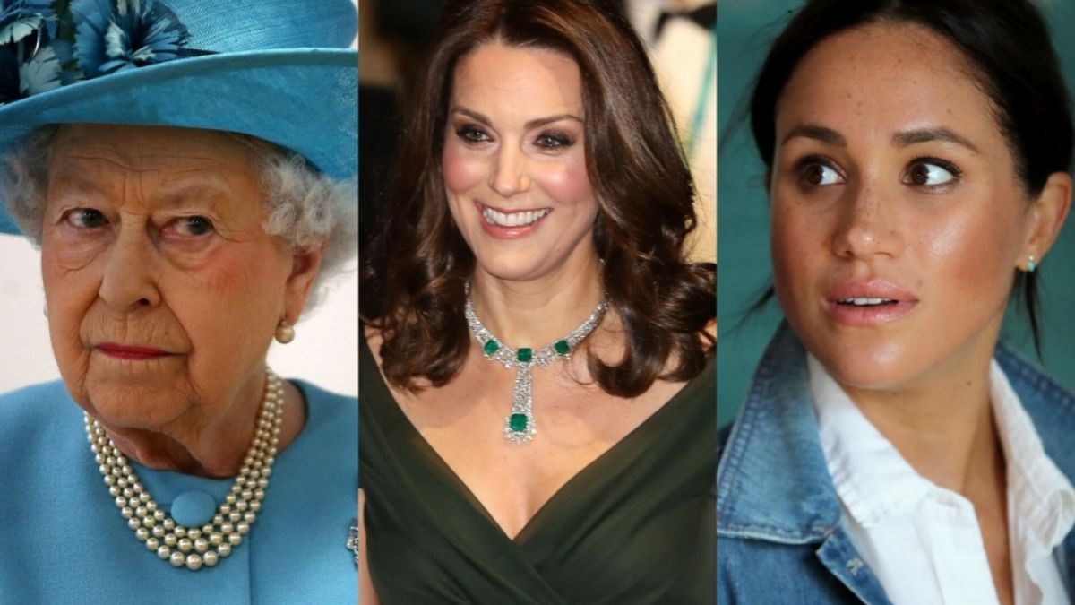 Queen Elizabeth II., Kate Middleton und Meghan Markle fanden sich auch in dieser Woche in den Royals-News wieder. (Foto)