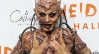 Heidi Klum, Model, Moderatorin und TV-Produzentin, ging in diesem Jahr als Grusel-Alien verkleidet zu ihrer Halloween-Party.